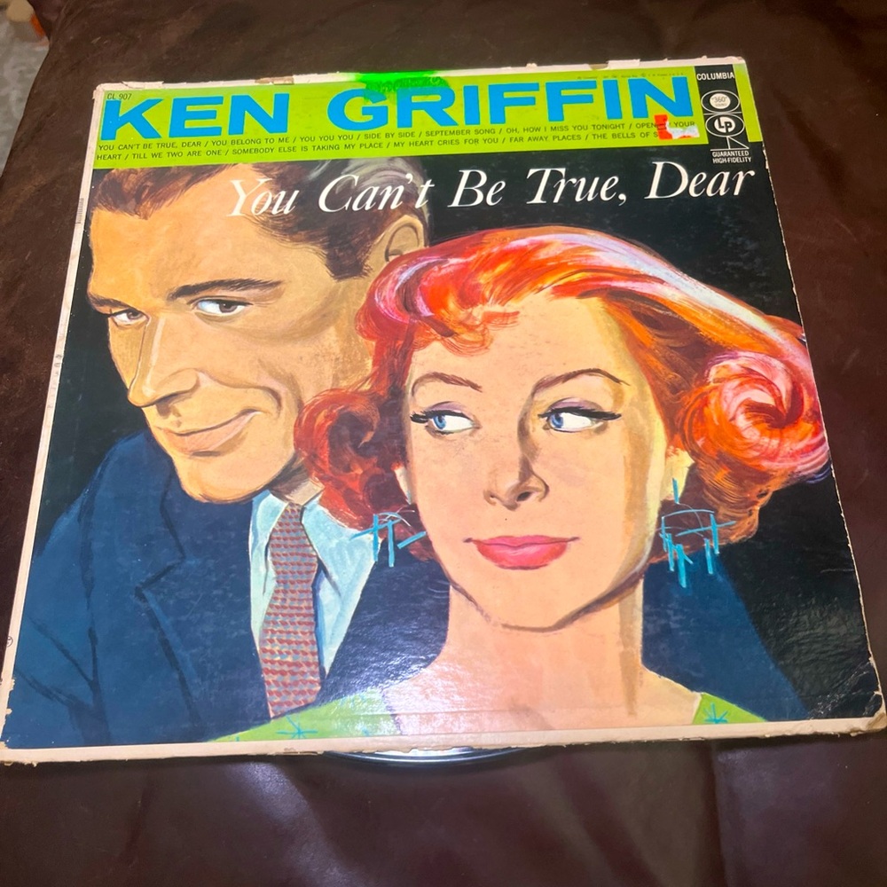 Columbia Records Vinyl - Ken Griffin at the Organ